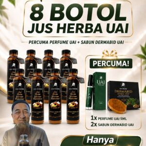 8 Botol Jus UAI Herbs